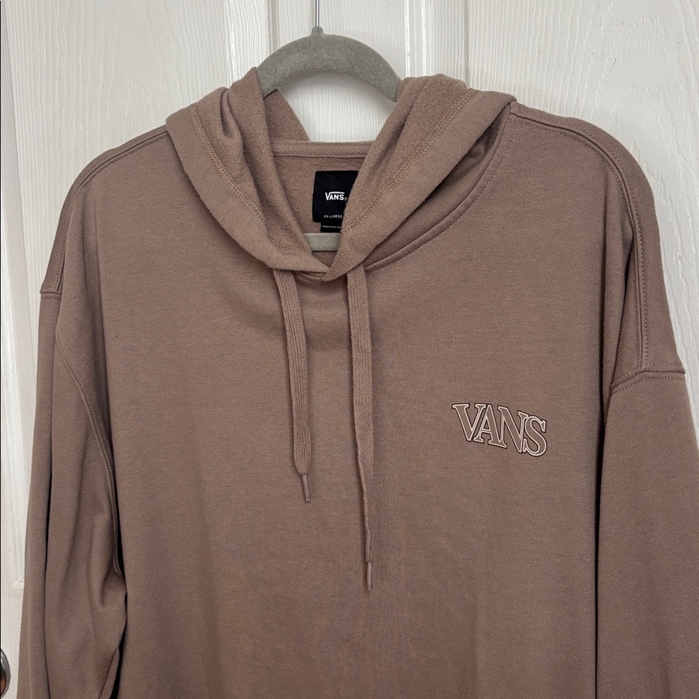 VANS men’s hoodie Brown Bear Mountain graphic size XXL One pouch pocket comfort - Picture 6 of 11